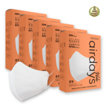 라이브잇 에어데이즈 와이드 마스크 중형 KF94, 화이트, 65개, 10개입