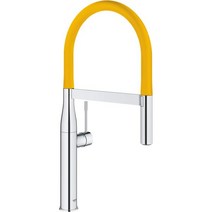 그로헤 에센스 뉴 세미프로 모던한 수전 호스 노란색, Yellow