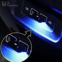 JS automotive 더뉴레이 자동차 실내 USB 무드등 조명 라이트 미니램프 차박 캠핑조명 튜닝 포인트 장식 악세사리 용품, 블랙 낱개 1p