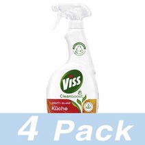 비스 주방 세제 스프레이 파워 샤인 클리너 Viss Kraft Glanz Reiniger Spray Kuche 750Ml 4개