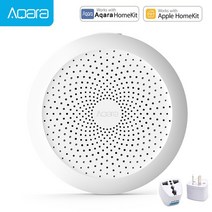 Aqara-허브 2022 gen2 스마트 게이트웨이 M1S 2.4G WIFI ZigBee 3.0 RGB E1 허브 야간 조명 애플 홈키트, 03 M1s with AU adapter