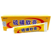 Sulfur Antibacterial Cream Psoriasis Eczema Anti-itch Relief Rash Urticaria Desquamation Ointment Bo, [01] A