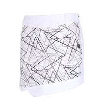 볼빅 볼빅 여성 골프 프린티드 스커트형 숏팬츠 VLCUJ212_WH