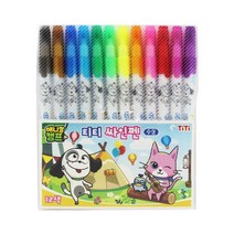 티티 사인펜 12색 애니멀캠프 싸인펜, 본품