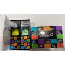 넥센 세인트나인 Q 세인트나인 큐 3피스 3PC 화이트 컬러 골프공 6구 세트 하프더즌 선물용 선물 기념 홀인원 싱글 이글 연습용 단체 모임 인쇄 포장 캐릭터 골프볼 인쇄용 골프볼, 색상혼합(컬러) 6구세트