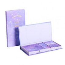 한달계획표 월간 스케쥴보드판 냉장고 월중행사및 계획표 6pcs 자체 접착 스티커 메모 포스트 스티커 스크랩북 일기 메모 패드 메모 일기 편지지 메모 패드 karteczki, 3개의 별이 빛나는 하늘