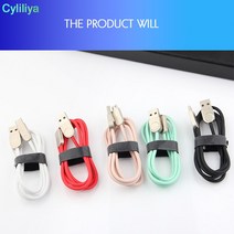 120개 아연 합금 금속 마이크로 USB 케이블 고속 충전 데이터 삼성 안드로이드 C 화웨이 3ft 패키지, [01] Black, [02] 1M for type c