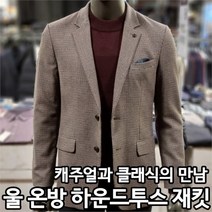 란찌 NC02 울혼방 하운드투스 재킷 LAJK20T10