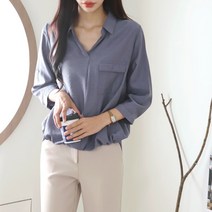 [아이슈즈] 허리 스트링 블라우스 1083604