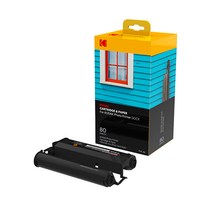 코닥 도크 2 도크플러스 전용 카트리지 4X6 인치 80매 4인치 인화지, 코닥 4인치 카트리지 80매