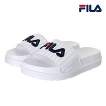 휠라 공용 드리프터 잭덥 스트라이프 슬리퍼 화이트 1SM00562-100