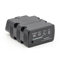 KONNWEI ELM327 V1.5 OBD2 스캐너 PIC18f25k80 블루투스 호환 5.0 안드로이드 및 IOS KW902 V1 5 자동차 진단 도구, [06] BT5.0 Black, 1.Black
