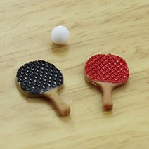 가정용당구대 미니당구대 포켓볼 당구대 가정용 미니탁구대 미니 탁구대 1/12 집 어처 액세서리 탁구 라켓 공 시뮬레이션 인형 장식용 모델 장난감, Table Tennis