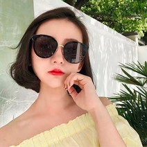 TQ 골드 캣츠아이 편광 선글라스 TQ0423