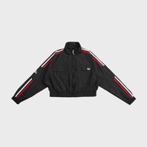 투포켓 테이핑 배색 경량 바람막이 자켓 블랙 LMBJP701FBK