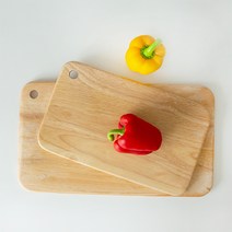 모노먼트 고무나무 도마 2종 세트, 2세트, 도마 중 + 대