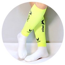 루이사스포츠 유니크 종아리보호대 슬리브, 형광