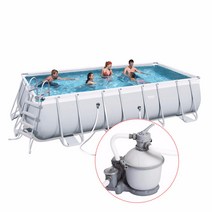 베스트웨이 #56466 [고급형]파이프사각수영장 549x274x122cm