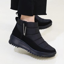제이슈 기모안감 브이 통굽 패딩부츠 5cm