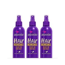 Aussie Leave in Conditioner 스프레이 호호바 & 바다 다시마 함유 헤어 인슈어런스 8 fl온스 트리플 팩, 리브인 컨디셔너(3개들이 팩)_8 Fl Oz(3개들이