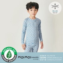 모이모이깜피 아동용 자동차 60수 면스판 9부 상하세트