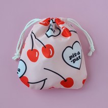 [DIY키트 패키지] (동영상설명) 방수 약 파우치만들기2 약병 파우치 약주머니 조리개주머니 과일시리즈 아보카도 체리 수박