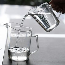 PC계량컵 플라스틱 비커 투명 계량컵, 500cc
