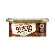 청정원 맛있는밑반찬 잇츠팜 통조림 햄 순돈육 추천 115g 자취 캠핑음식 간단한요리 간편식, 25개