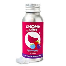 Chomp Junior 베리 베리 치약 태블릿 나노 하이드록시아파타이트 포함