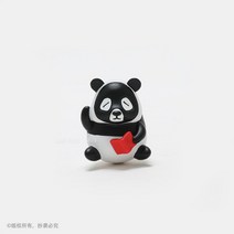 팬더 판다 냉장고 자석 마그네틱 선물 기념품, 블랙마스크