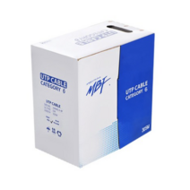 엠비에프 Category 6 옥외용 랜케이블 305m MBF-C6305BK, 블랙, 3개