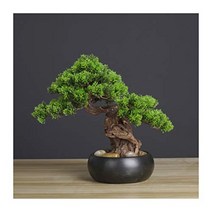 WPL 인공 소나무 분재 사무실 가게 장식, a