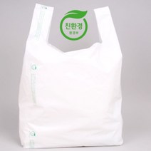 국내생산 생분해 비닐봉투 중형 8L 100매 쇼핑백 캠핑용품 환경 물 0-4395-3432ea, gajae7195 1