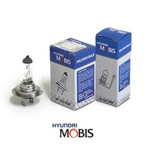 모비스 자동차 전조등 전구 H1 H3 H4 H7 H8 H11, H11 12V 55W, 1개