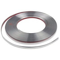 자동차 익스테리어 고광택 메탈 크롬 몰딩 테이프, 22mm