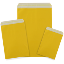 HDPE 택배봉투 의류봉투 40X50+4cm 50장, 100, 겨자색