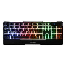 ABKO 앱코 다색LED백라이트 컴퓨터 사무실 사무용 USB 유선 게이밍키보드 Hacker K300