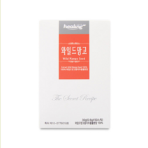 힐링 와일드망고 씨앗 분말 와이드망고 추출물 가루 폴리페놀 아프리칸 야생망고 엘라그산 식이섬유 고농축 섬유질 효능 먹는법, 50스틱, 30g