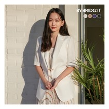 [바이브리짓] ○ 프렌치린넨 100 반팔자켓