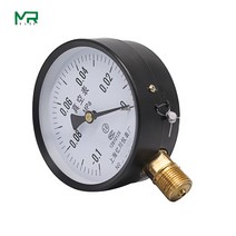 진공 게이지 디지털 압력계 Y100 압력 게이지-0.1-0Mpa100mm 직경 펌프 음압 측정