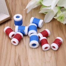 플라스틱 미니 크로 셰 바늘 행 카운터 라운드 스티치 탈리 마커 직조 수건 라인 바느질 공예 10 개