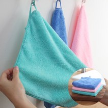 극세사행주 흡수력좋은 고리형 행주, 고리행주 1매 랜덤색