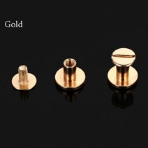 전동10PC 가죽 공예 솔리드 네일 볼트 부기 라운드 헤드 나사 스트랩 리벳 수하물 의류/가방/Shoes5/6.5/8m, 금, 8mm