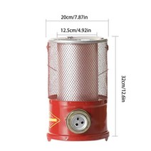 캠핑화목난로 목재 난로 바람막이 화덕 360 도 난방 BBQ 그릴 요리 용 숯불 화로, [01] B