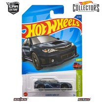 핫휠 자동차 미니카 다이캐스트Hot Wheels - Subaru WRX STI Collection Metal Case Diecast Toy For Child, 01 Subaru WRX STI