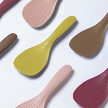 [마미스테이블] 국내생산 고급 실리콘 밥주걱 밥알붙지 않는 빗살무늬 스페셜플레티넘실리콘, 밥주걱 베어브라운, 1개