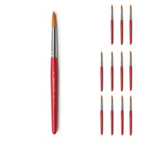 화홍 세필붓 320R, 6호, 12개