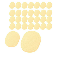 천연 해면 스펀지 세안퍼프 [개별opp포장], 30개