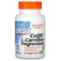 Doctors Best CoQ10 L-Carnitine Magnesium 90 Veggie Caps