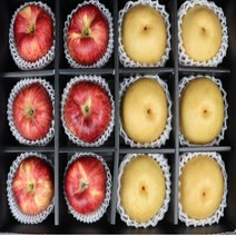 명품과일선물세트 (홍로사과 신고배 태국망고) 혼합과일선물세트 백화점용 VIP 추석과일선물, 명품혼합과일84 (사과8과+배4과)